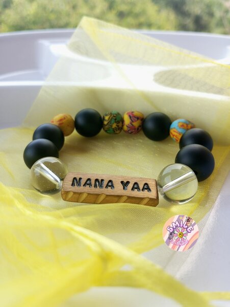 Customised name bracelets