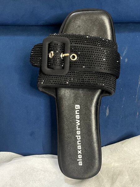 Alexander Wang Black Slides
