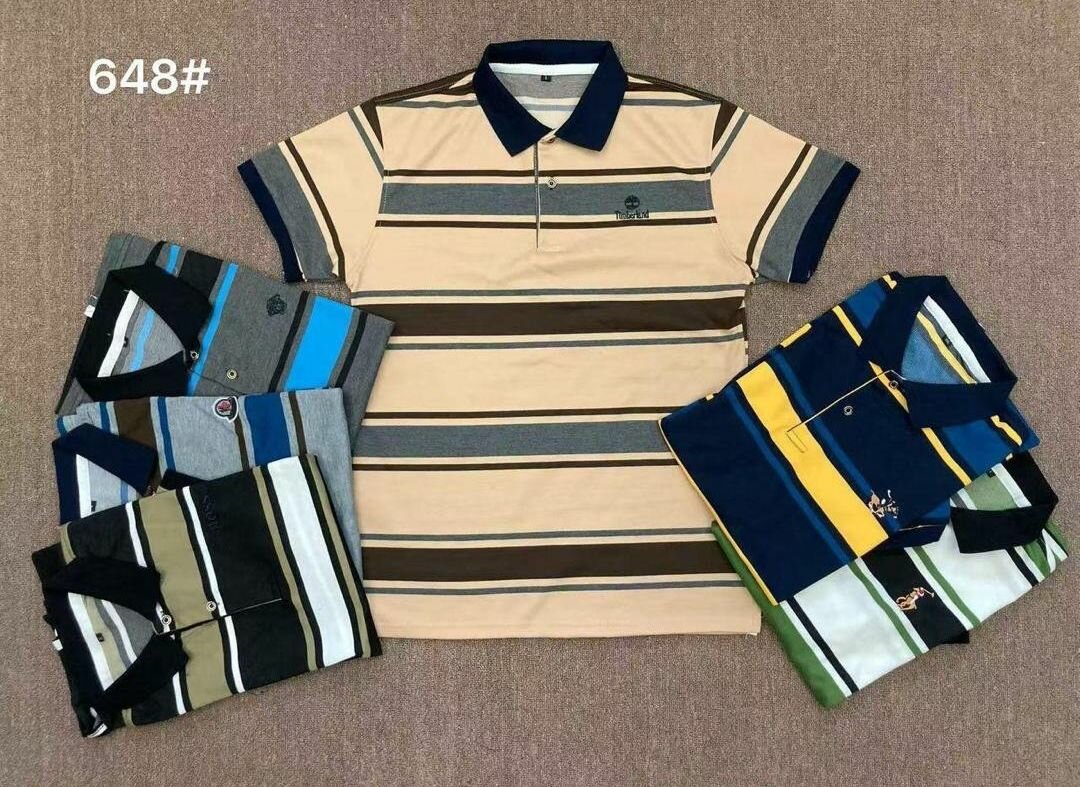 Polo homme rayé