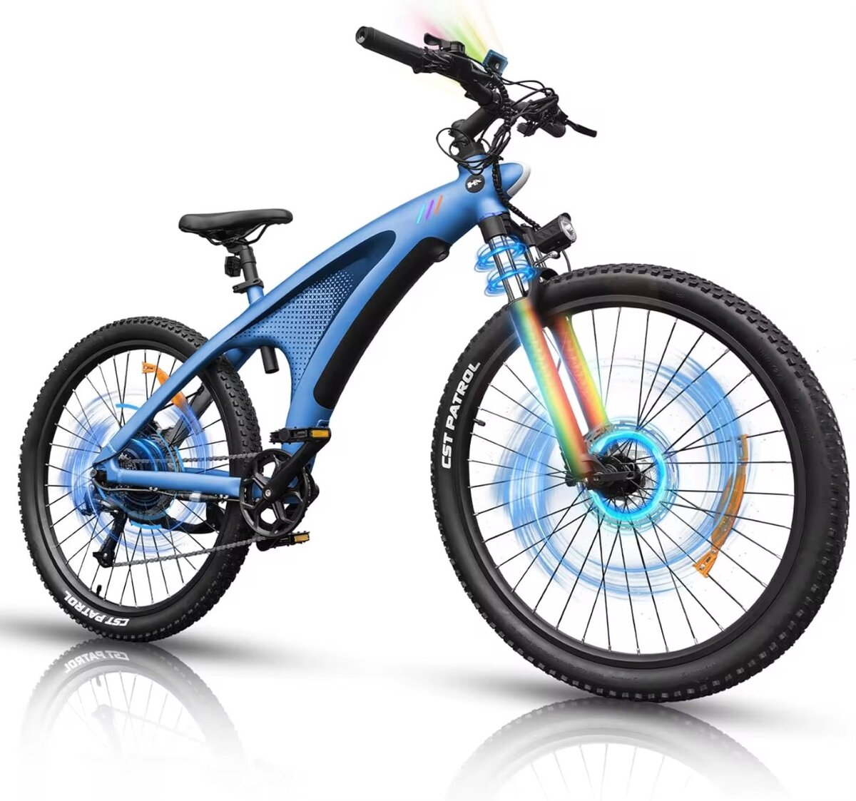 Vélo électrique tout-terrain moderne