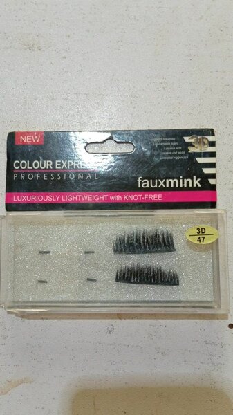 3d (1 Pair Eyelashes Natural Look Fluffy Volume withoutGlue