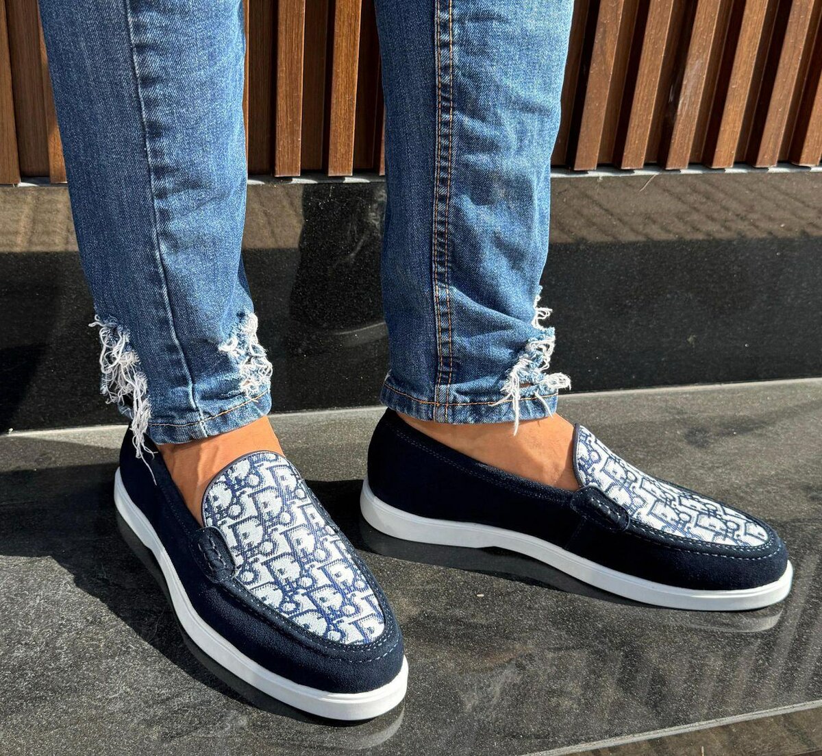 Mocassins modernes hommes