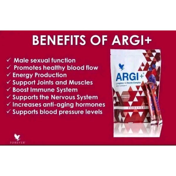 Forever Argi Plus Benefits-L-Arginine  & Nitric oxide