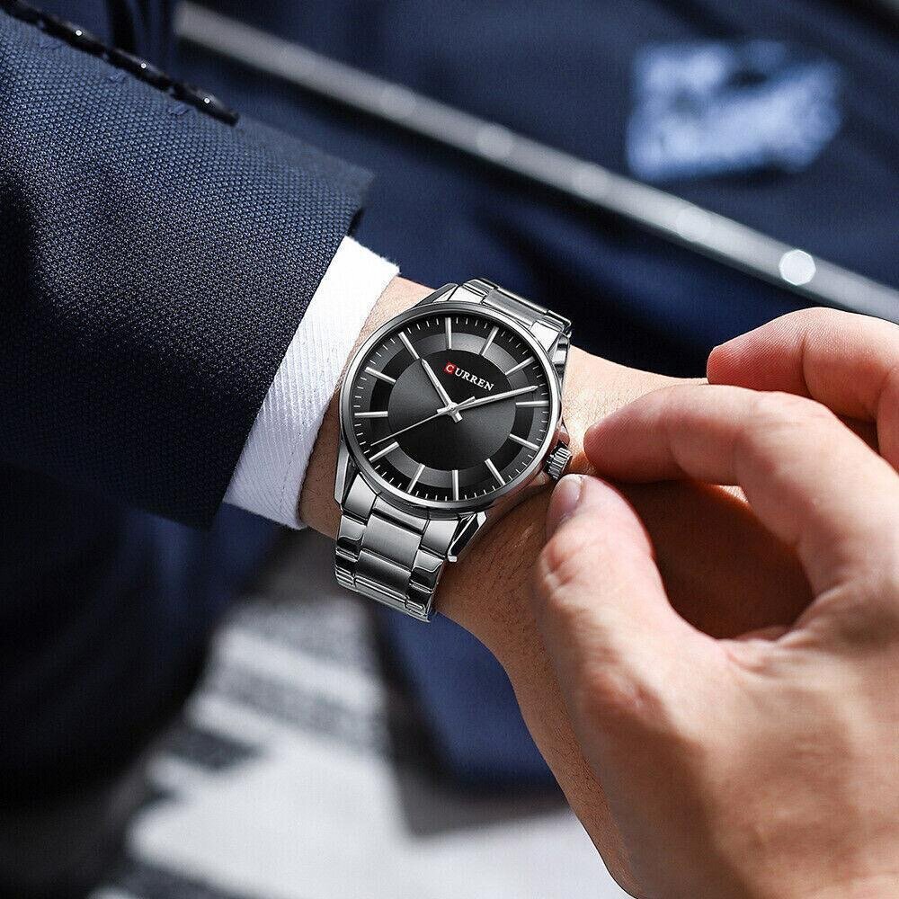 Curren men chain watch