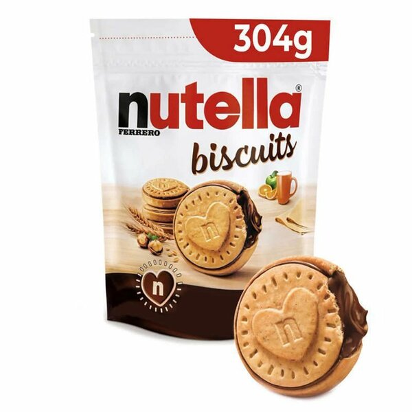 Biscuits Nutella 304g Délicieux