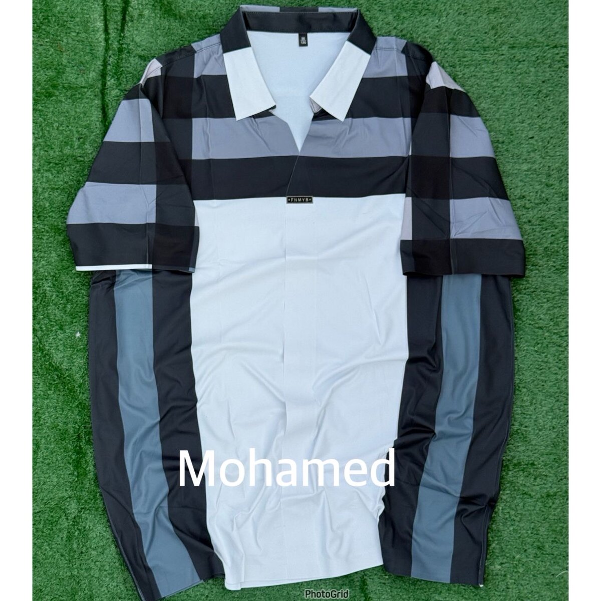 Chemise à motifs rayés