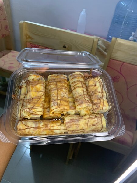 Crêpes roulées Nutella