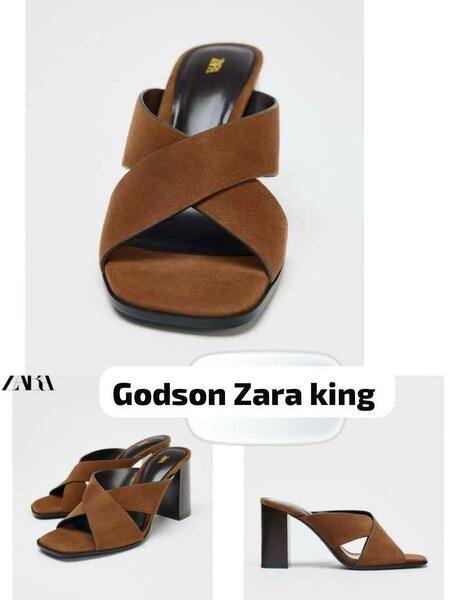 Sandales à talons croisés