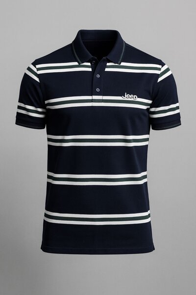 Polo Rayé Homme Moderne