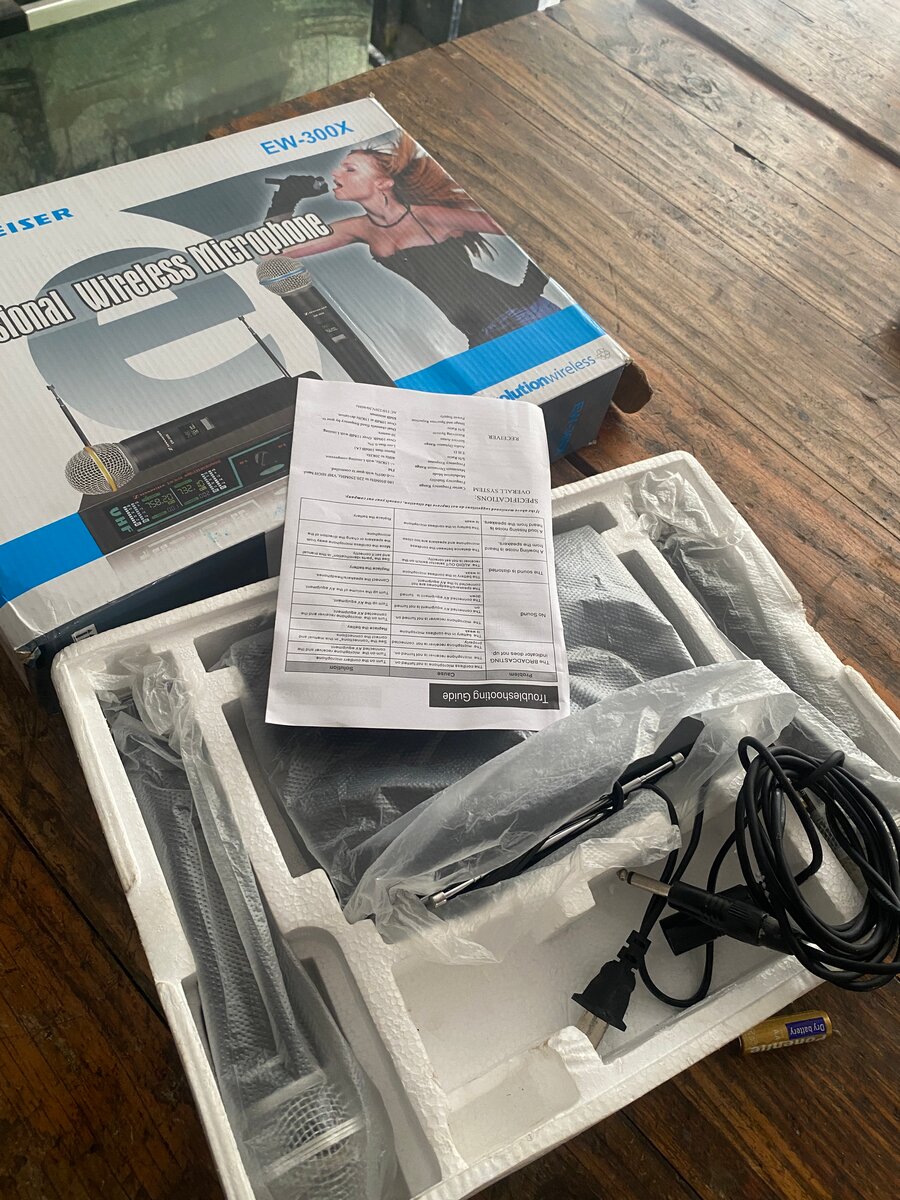 Microphone sans fil professionnel