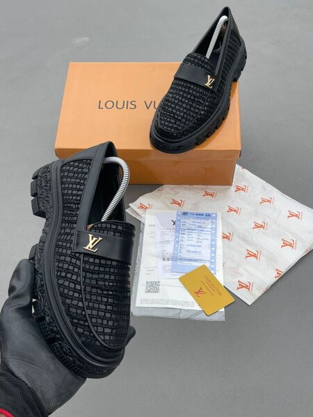 Mocassins Louis Vuitton Homme Noir