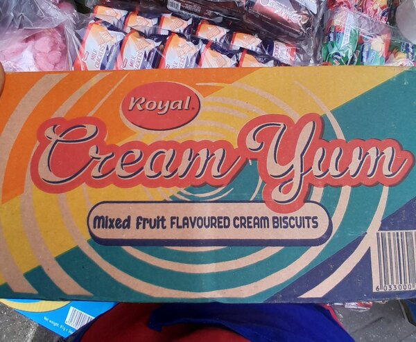 Creamy yum mixed fruit