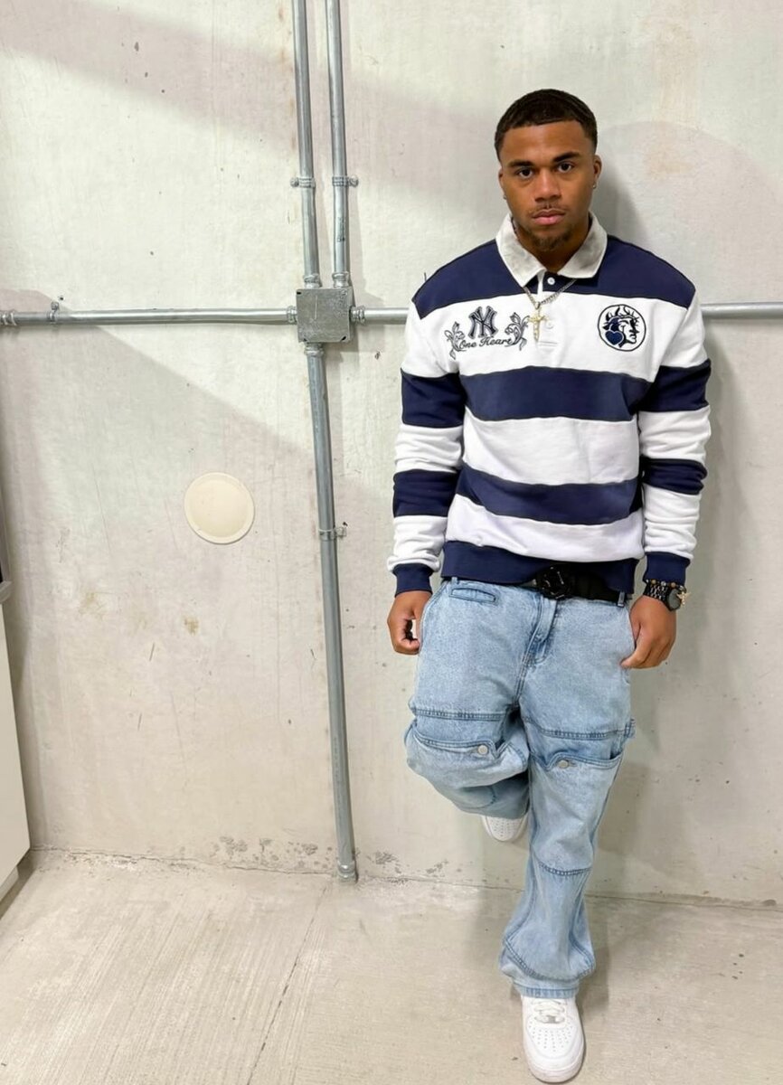 Polo à Rayures Homme