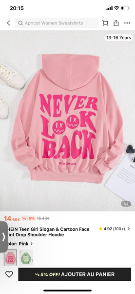 Sweat à Capuche à Message