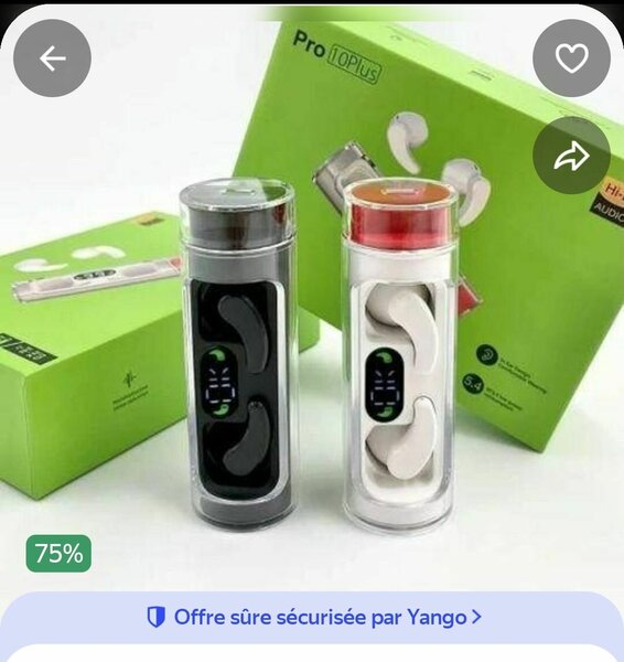 Écouteurs Pro TWS Bluetooth