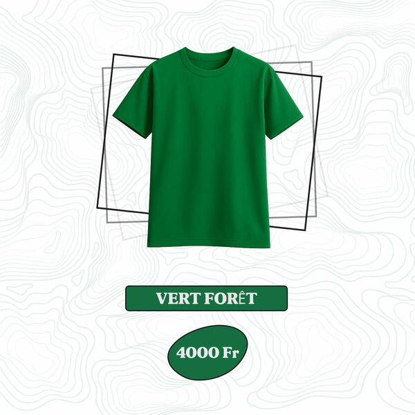 T-shirt vert forêt