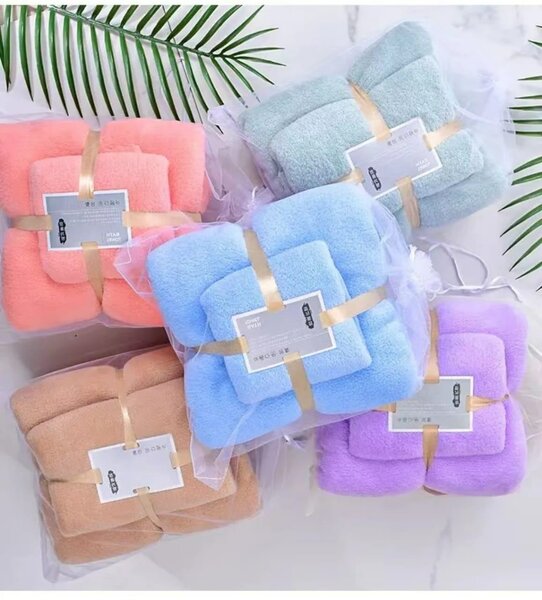 Lot de serviettes douces et colorées  Élégance et confort a