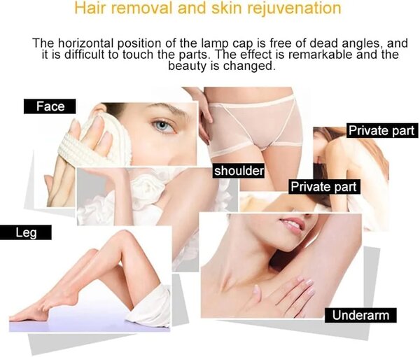 Hair Removal Device for Women and Men, IPL Laser Hair Remova