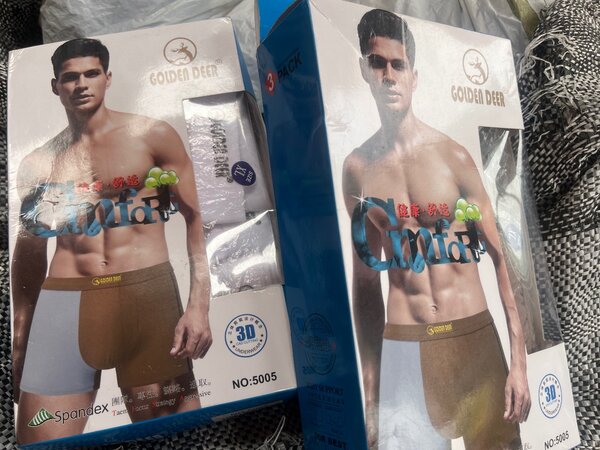 Golden deer boxers