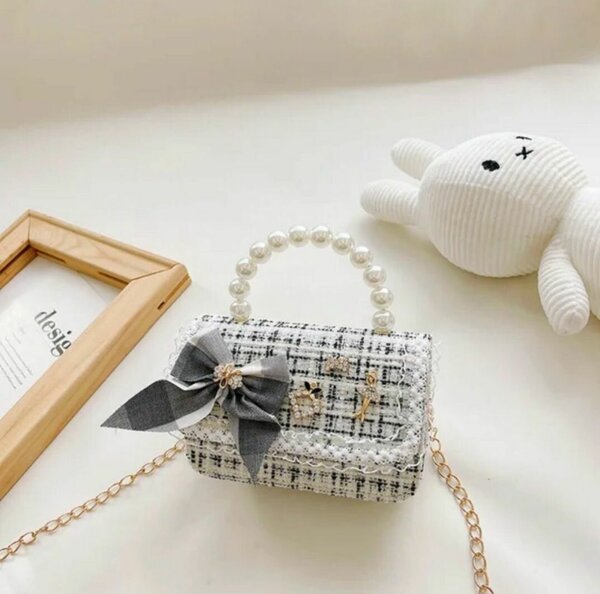 Sac en tweed élégant enfant