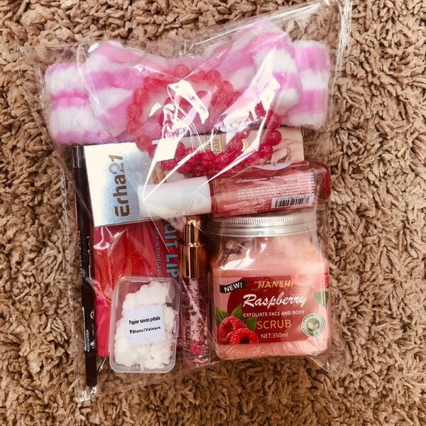 Coffret beauté soin framboise