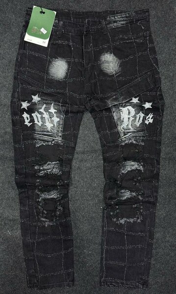 Jeans déchirés rock