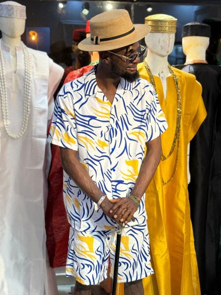 Tenue assortie imprimée estivale