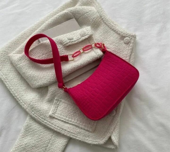 Sac bandoulière texturé tendance