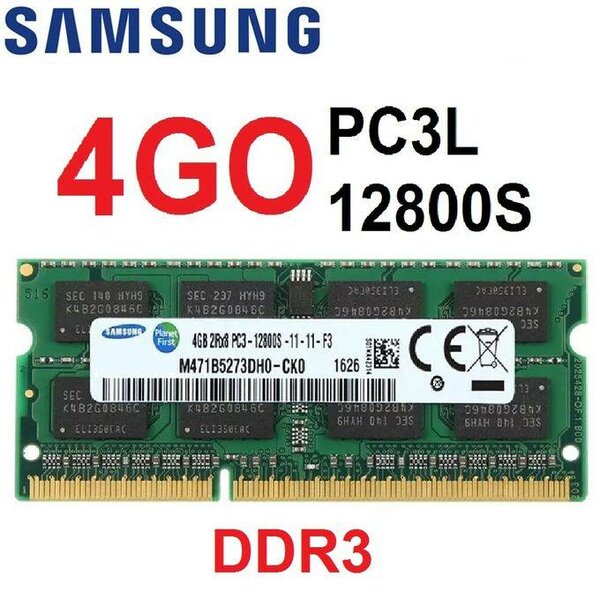 RAM Samsung DDR3 4 Go 12800S
