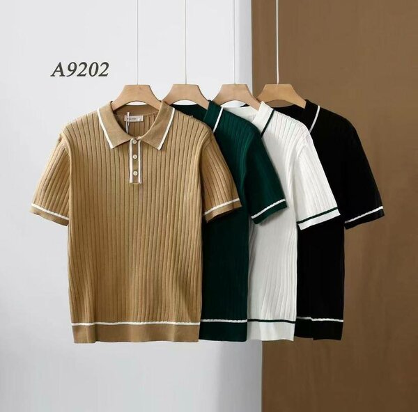 Polos en tricot élégants hommes