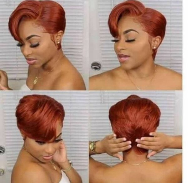 Perruque Courte en Dentelle Style Bob