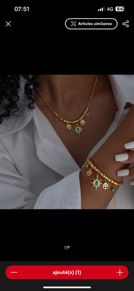 Colliers élégants en or