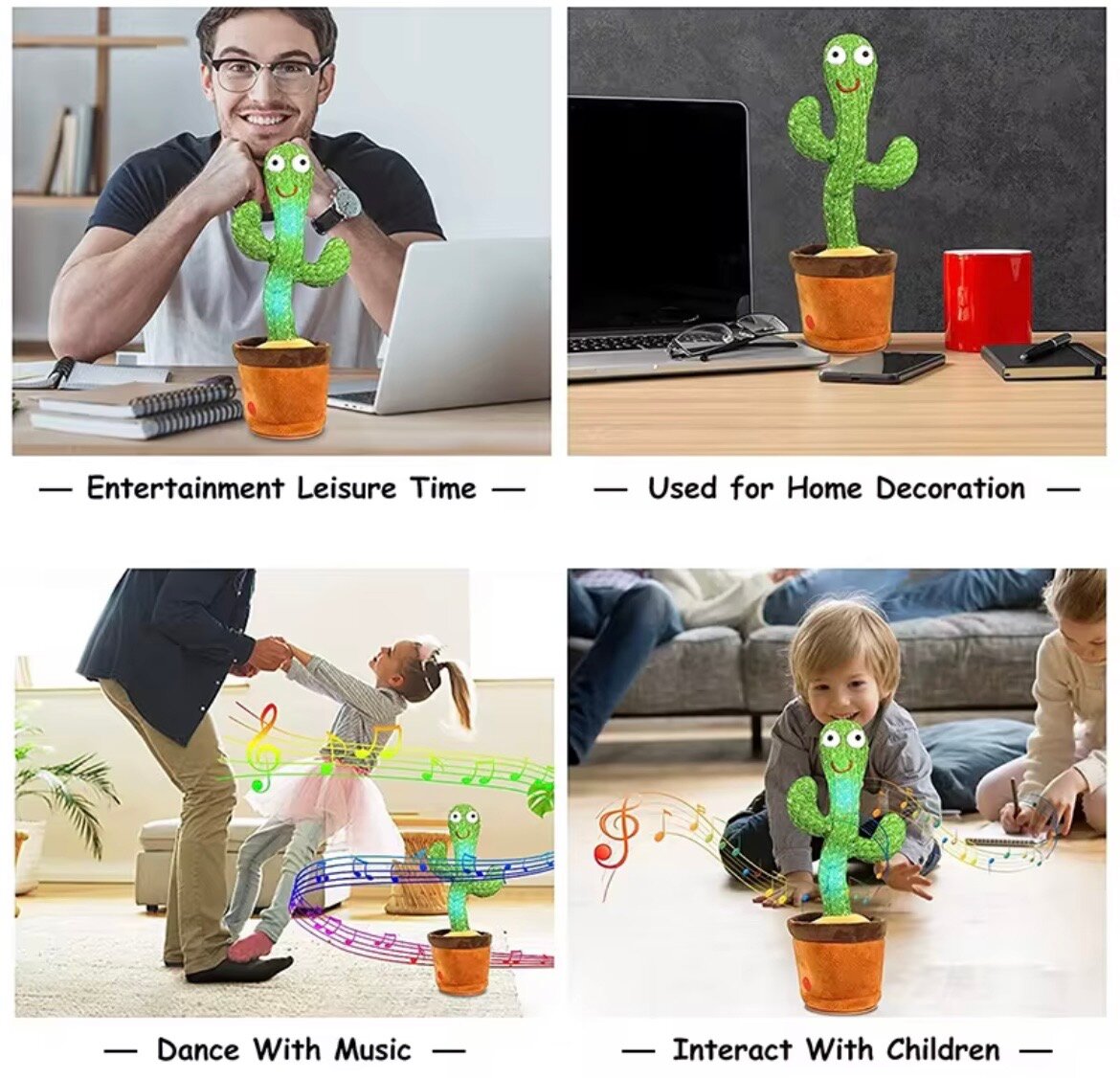 Cactus dansant interactif enfant