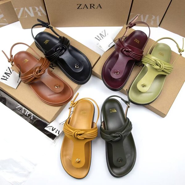 Sandales en cuir Zara élégantes