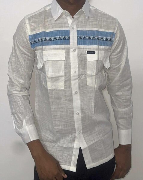 Chemise à motifs pour hommes