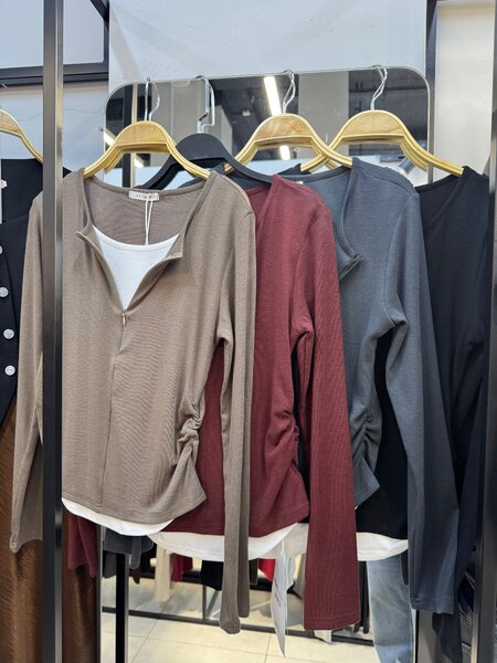 Лонгслив обманка. Размер 42-46