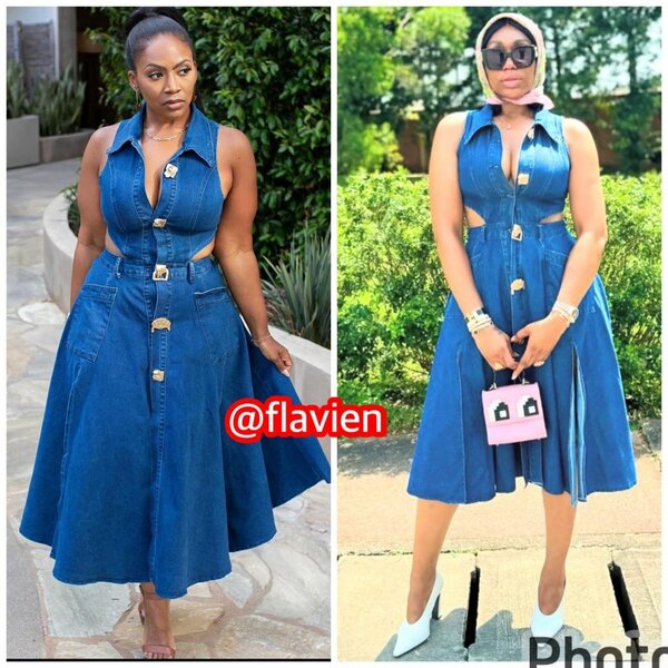 Jolie robe bleu en jeans  sexy pour femmes