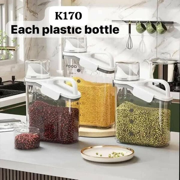 Plastic cups for storage