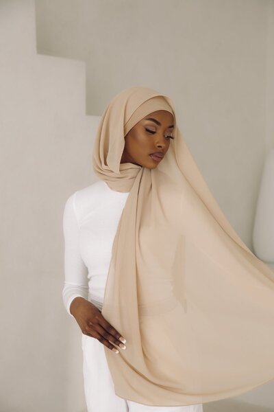 Plain chiffon scarfs/hijabs/veils