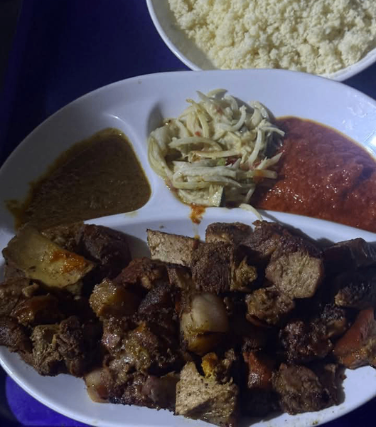 PORC AFRICAIN BRAISÉ