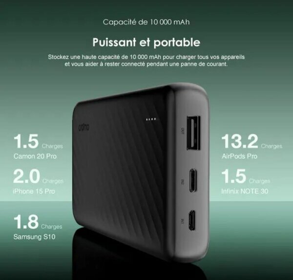 Power Bank 10000mAh Oraimo