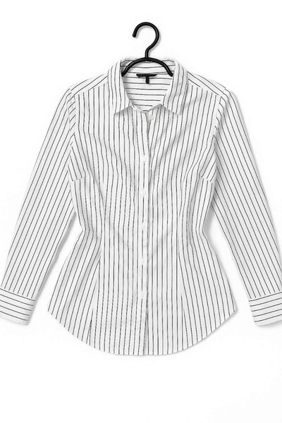 Chemise Blanche rayure noir