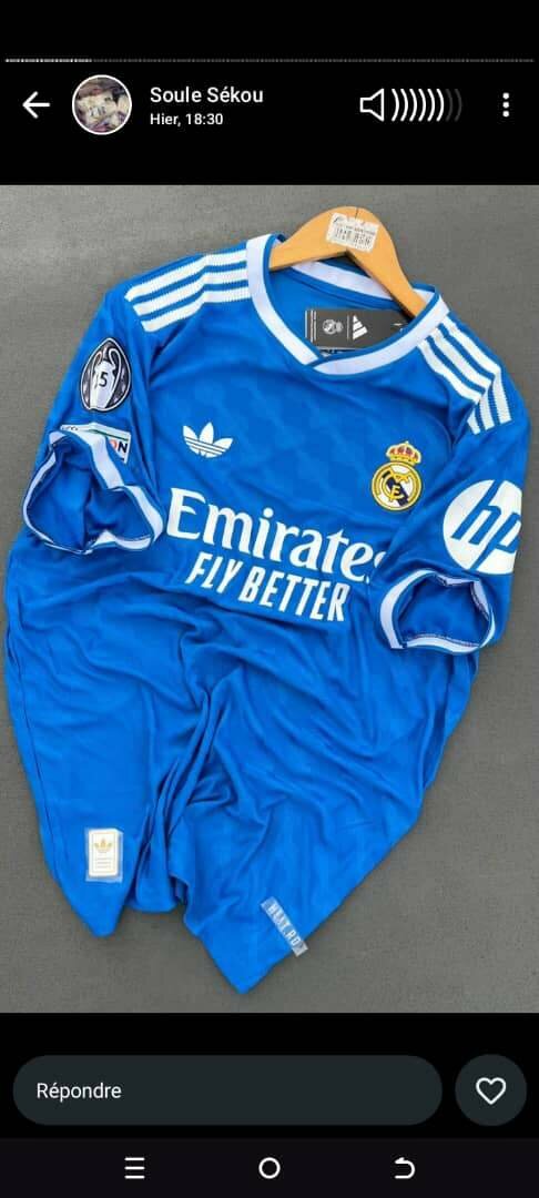 Maillot de football de qualité