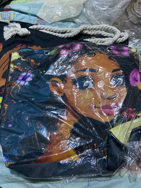 Sac bandoulière artistique