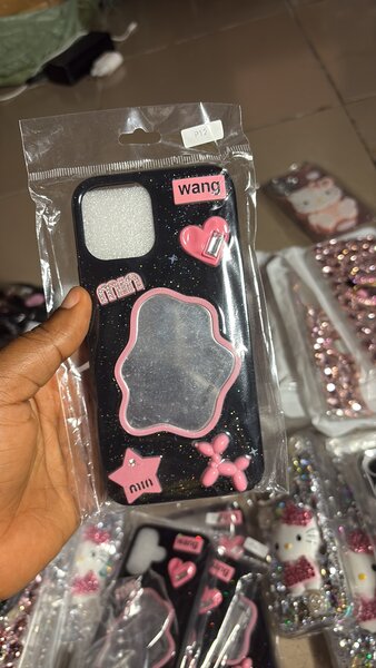 Coque Strass Rose iPhone