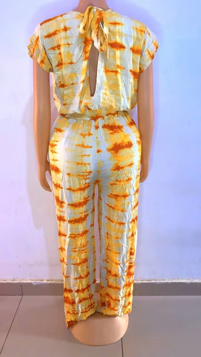 Combinaison en tissu dampé