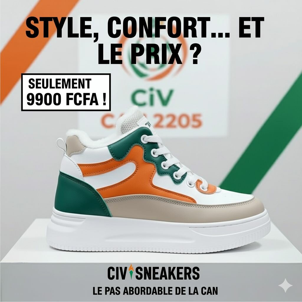 Sneakers CIV Ivoire Confortables