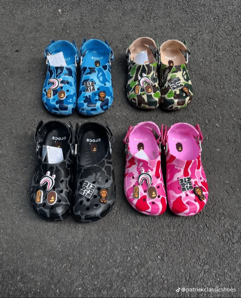 BAPE CROCS
