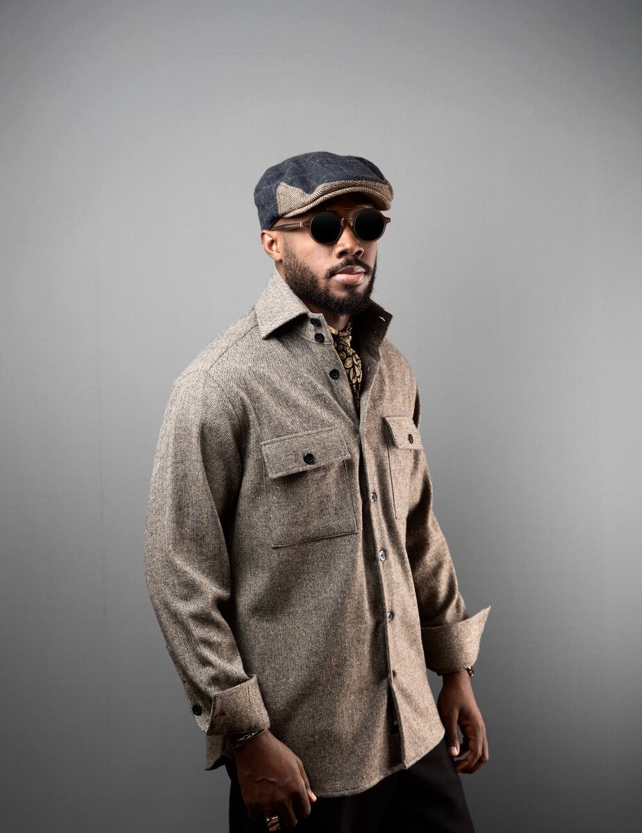 Chemise en laine élégante