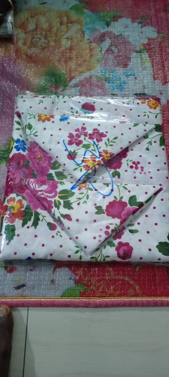 Parure de lit à motifs colorés